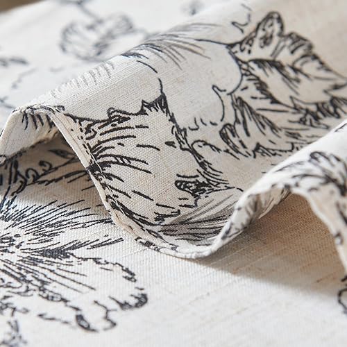 Miniatura 7 de JINCHAN Juego de 4 manteles individuales texturizados de arpillera, manteles individuales de tela rústica, manteles individuales de tela duradera