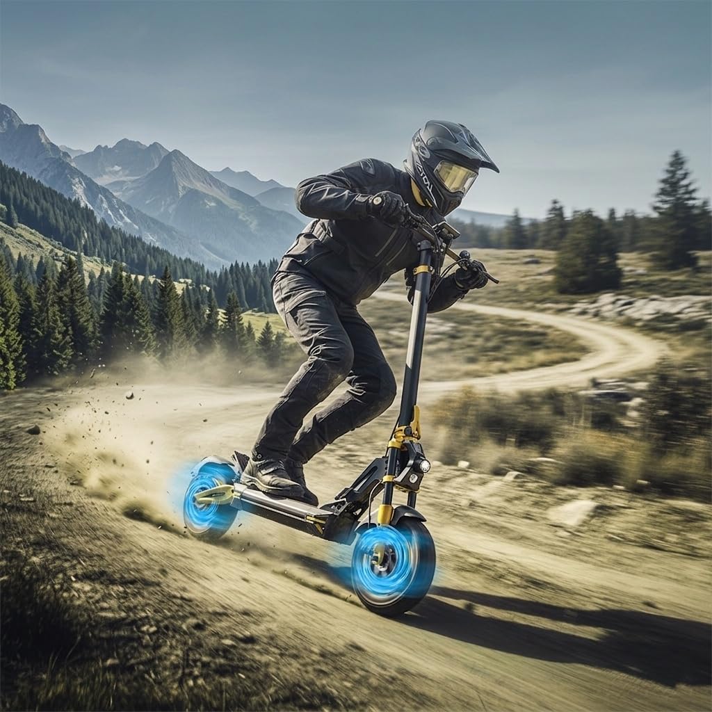 TW3PRO Monopattino Elettrico Doppia Trazione, 52V 23Ah, 45-55Km Autonomia | Limite Di Velocità Sbloccabile, Display Ad Alta Definizione, Pneumatici 11", Sblocco NFC, Doppia Sospensione&Freno a Disco