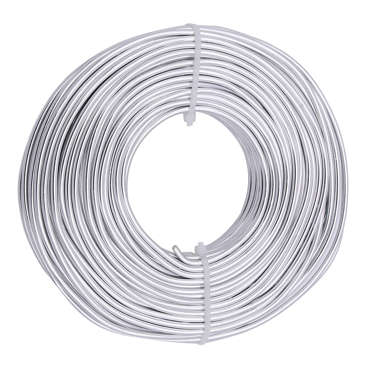 1mm (18 Gauge) Aluminium Craft Wire, 30M Bendable Metal Wire for Jewellery Making, Sculpting, Armature, Floral Design, and DIY Crafts (Silver) โ image 1