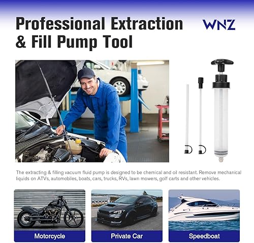 Miniatura 6 de WNZ Bomba de fluido diferencial para aplicaciones automotrices - Bomba extractora de aceite eficiente para extracción de líquidos (230CC)