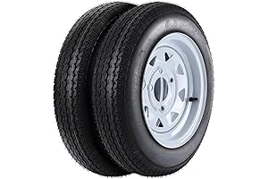13 Inch 4 Hole Trailer Tire and Rim Set