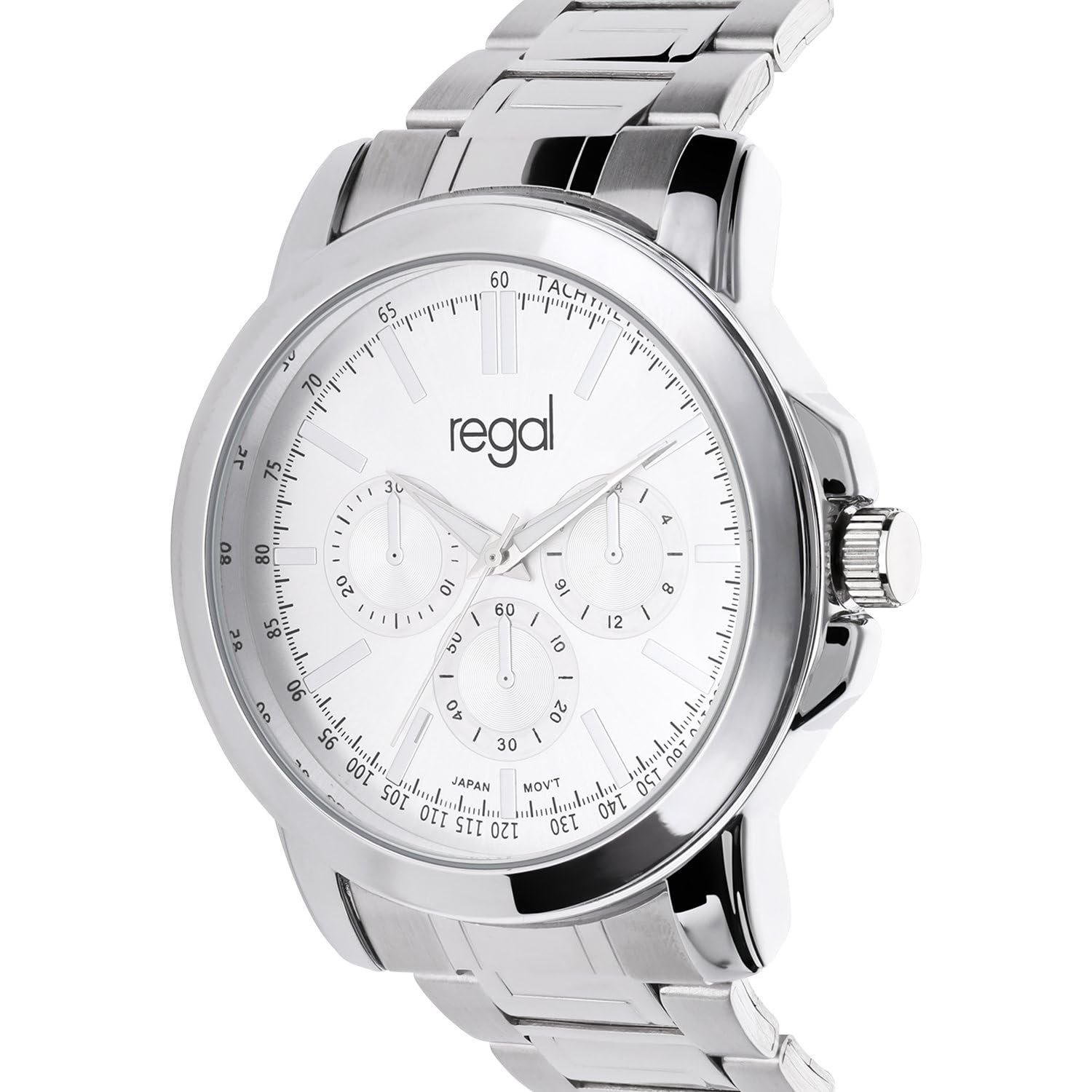 Regal - Edestahl Armbanduhr mit Muttertagsgeschenkset - Silber - für Herren