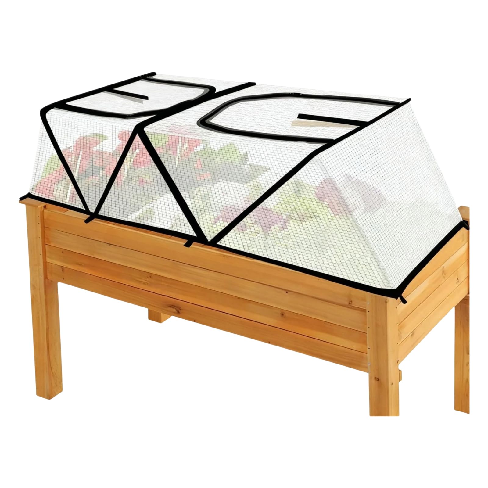 Expandable Greenhouses Tent Protector Cover for Plant Featuring Foldable Structure and Optimally Sunlight Penetration Weather Resistant Fold Up Plant Cover
