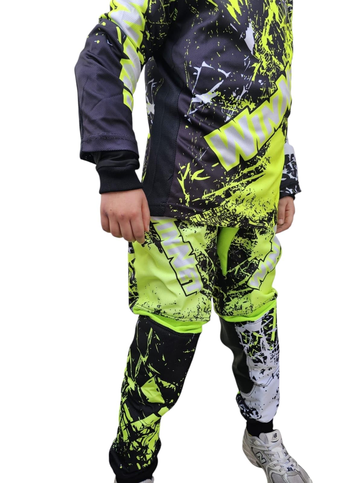 WinNet Completino tuta Bimbo Bambino Moto Cross Quad Maglia maglietta + Pantalone