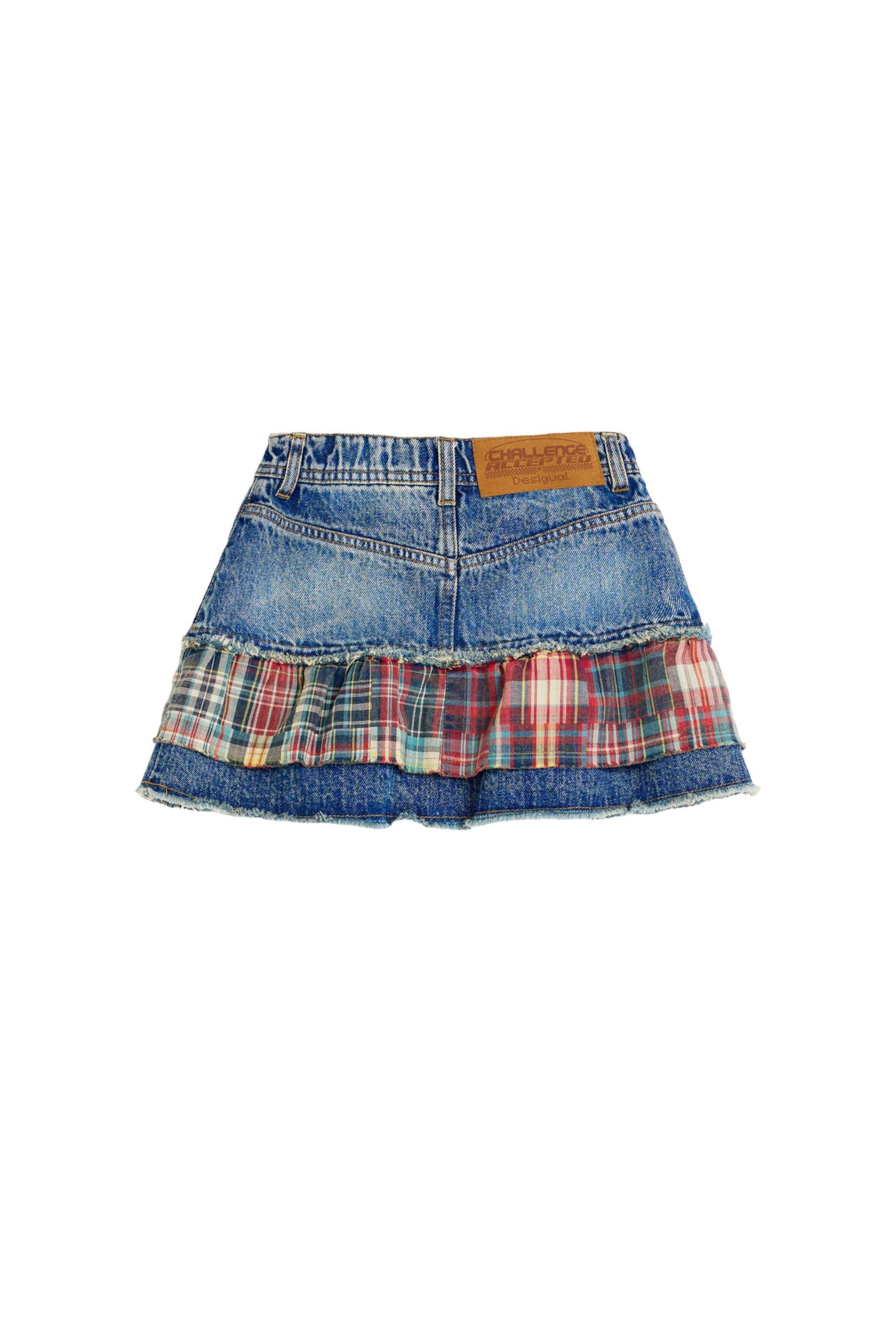 Desigual Falda Niña Azul 9/10