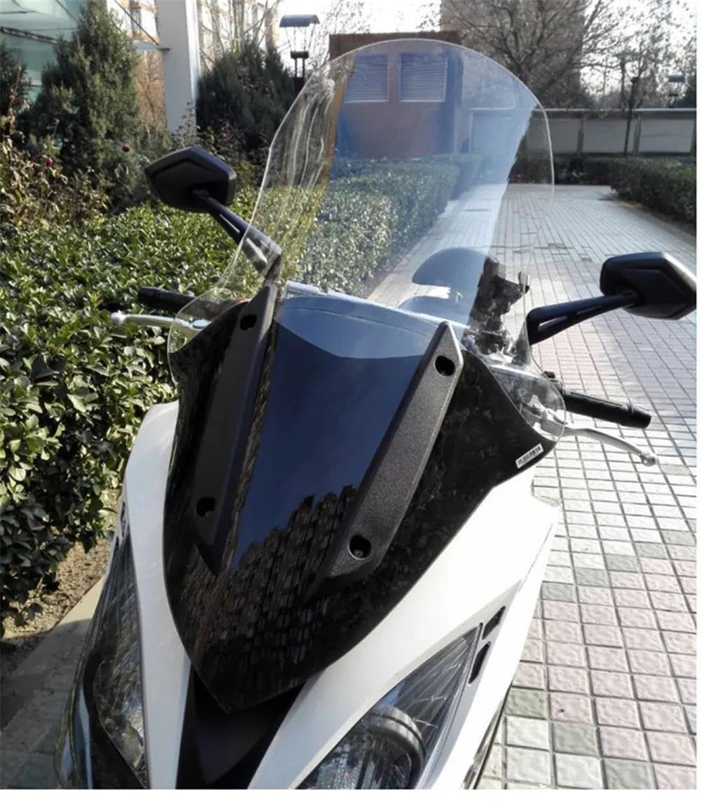 Dla Xciting 250 400 Przedniej Szyby Motocykla Scooter Przedłużenie szyby motocykla(780mm)