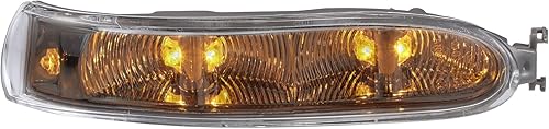 uxcell Coche LED No.A2308200821 Espejo retrovisor derecho señal de giro ámbar indicador de luz para Mercedes-Benz CLK320 CLK350 CLK500 CLK550 CLK55