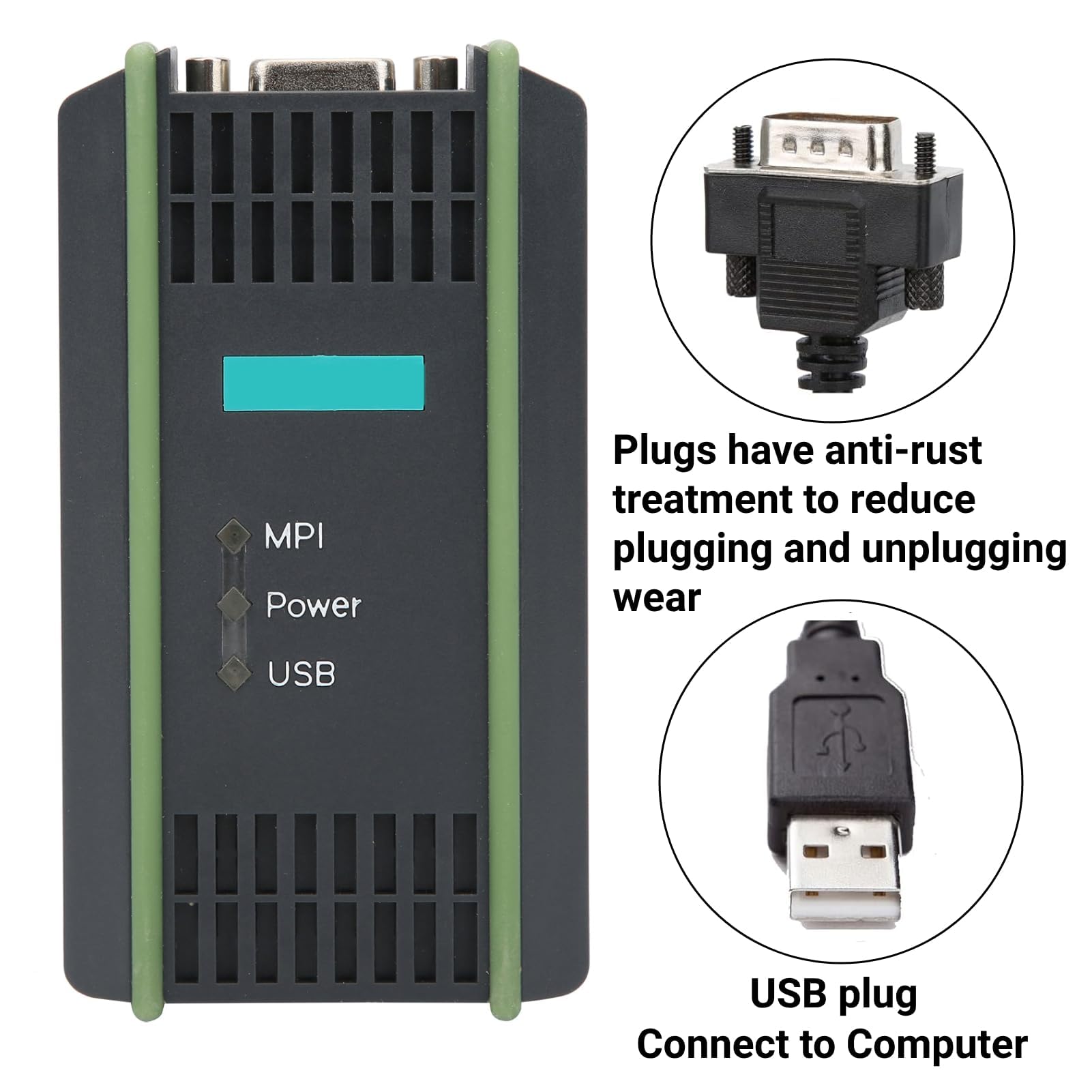 LiebeWH SPS Programmierkabel 6GK1571‑0BA00‑0AA0/USB MPI PLC Programmierkabel PC Adapter für S7‑300