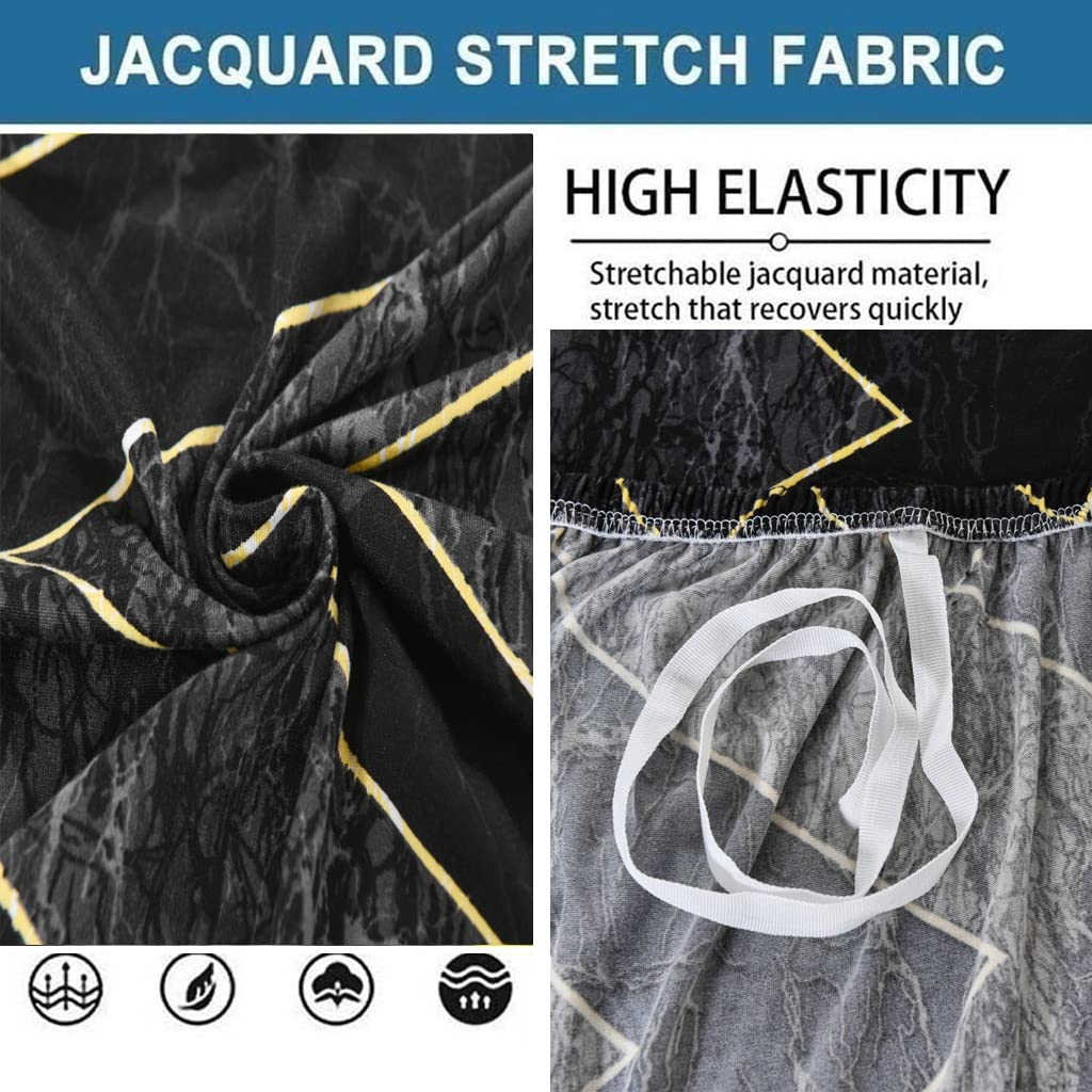 Housse De Canapé D'Angle Extensible Protection Complète - Couvre Canapé Droit/Gauche 1 à 4 Places