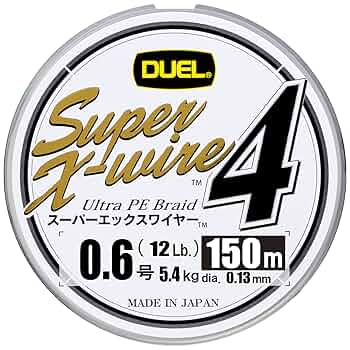 Amazon.co.jp: DUEL(デュエル) PEライン 0.6号 スーパーエックス