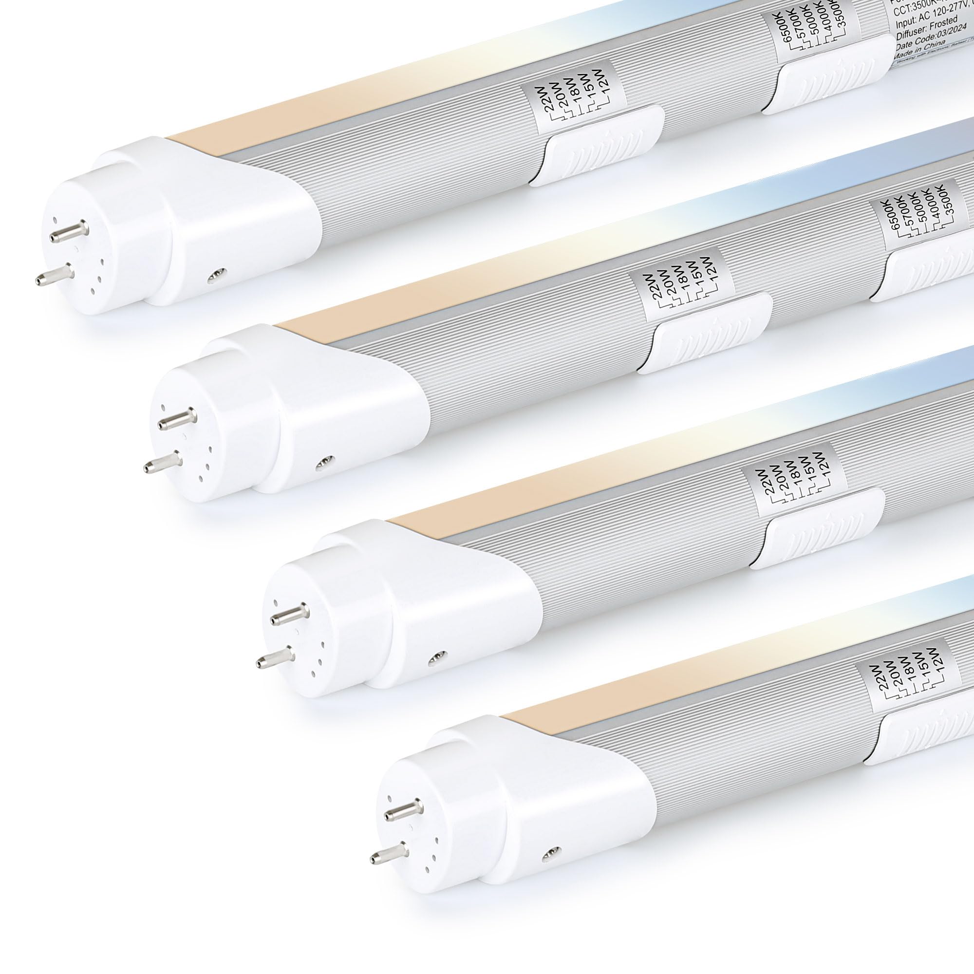 Amazon.com: H&B Luxuries 4FT T8 LED Tube Light, Type A+B, 5 Power