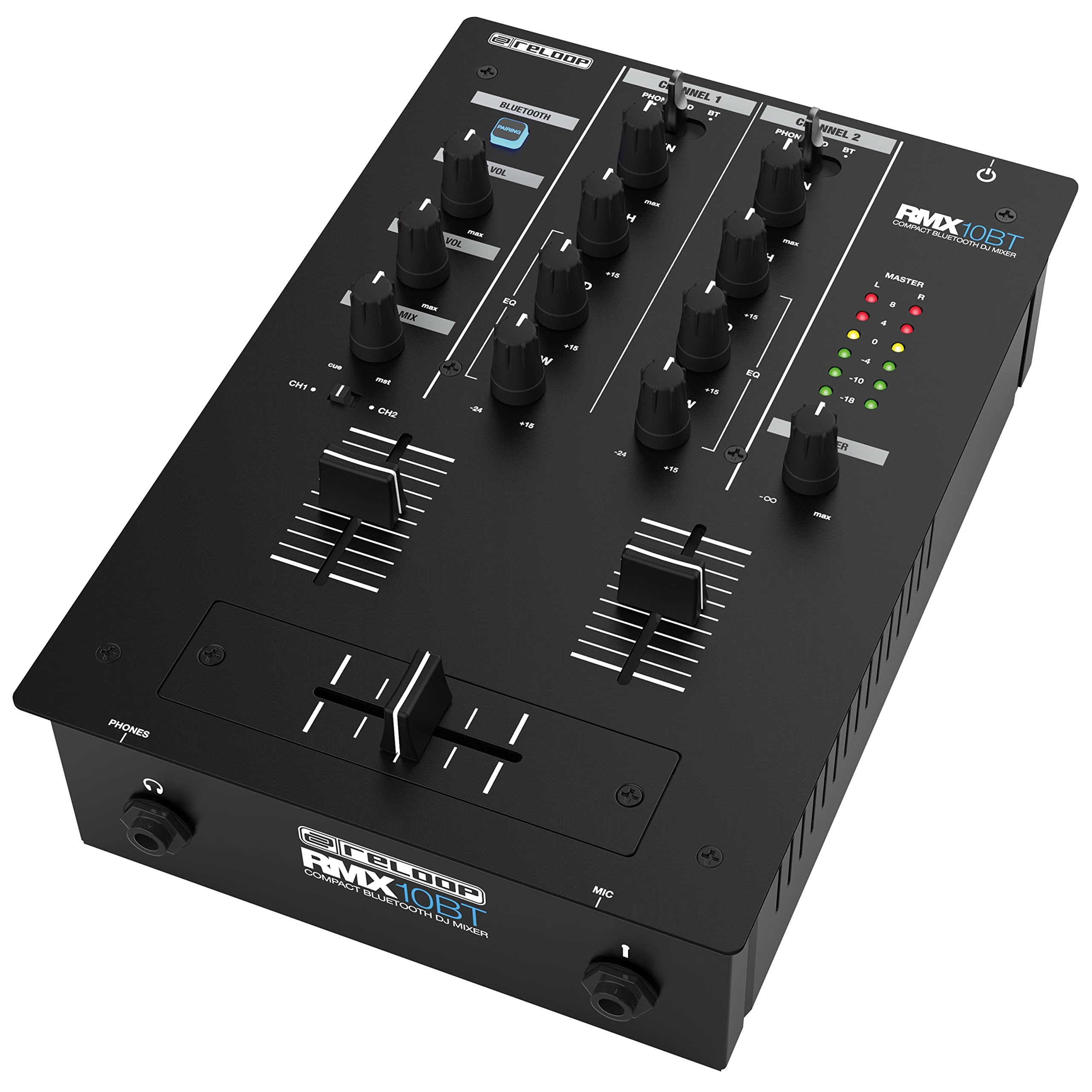 Reloop RMX-10BT Bluetooth入力搭載 DJミキサー ⑨ Amazon.com: Reloop Compact Bluetooth DJ Mixer (AMS-RMX-10BT