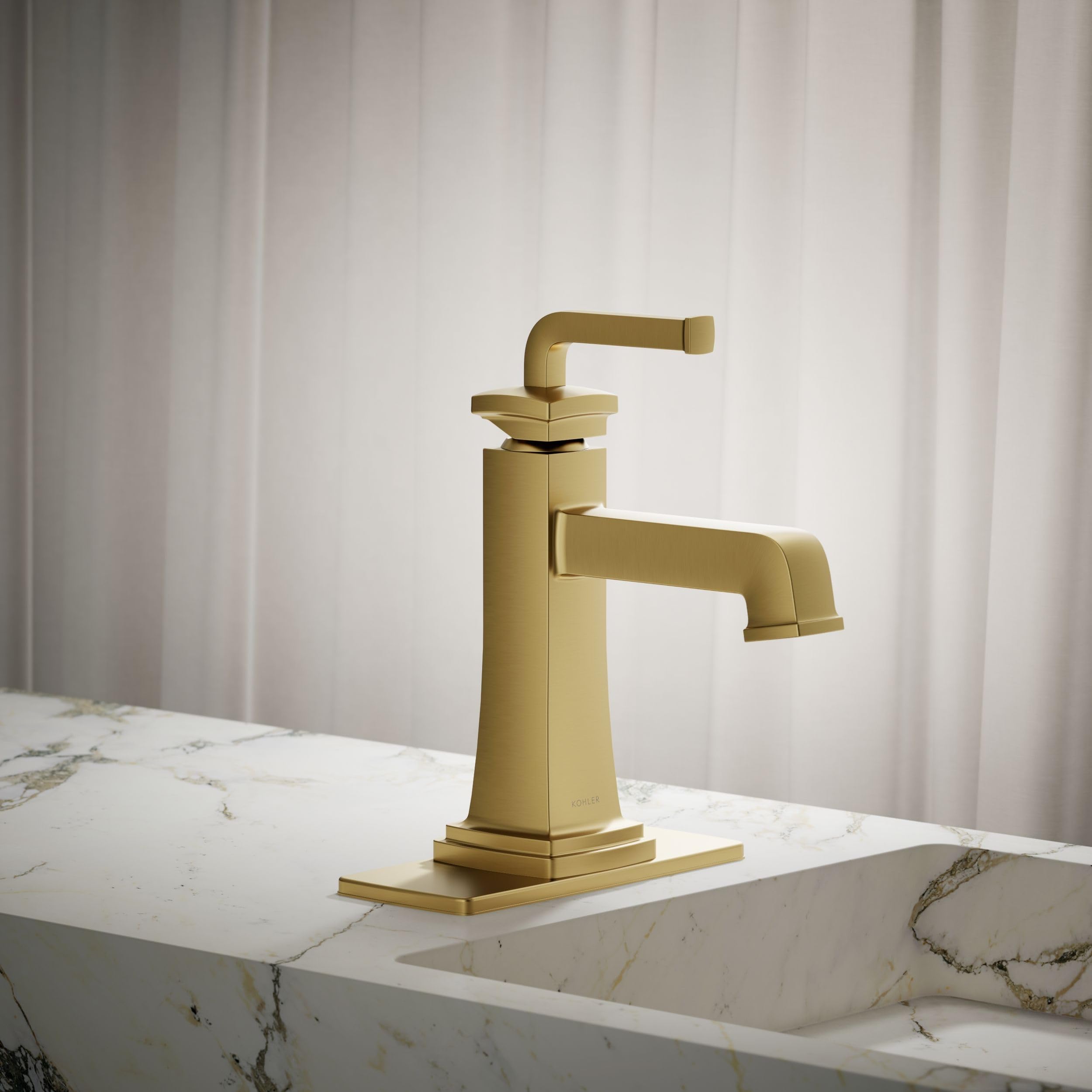 Kohler 27400-4-2MB Riff® Single-Handle Bathroom Sink Faucet, 1.2