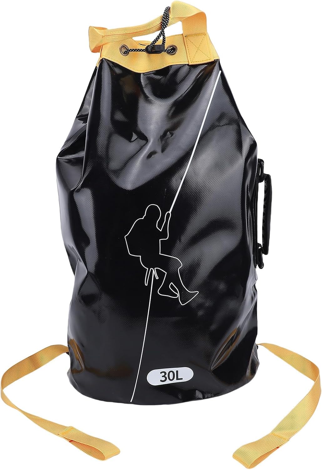 Rope Bags, Outdoor Rock Climbing Exploration Equipment Storage Backpack PVC for Professional Rescue Waterfall Descent (30L)