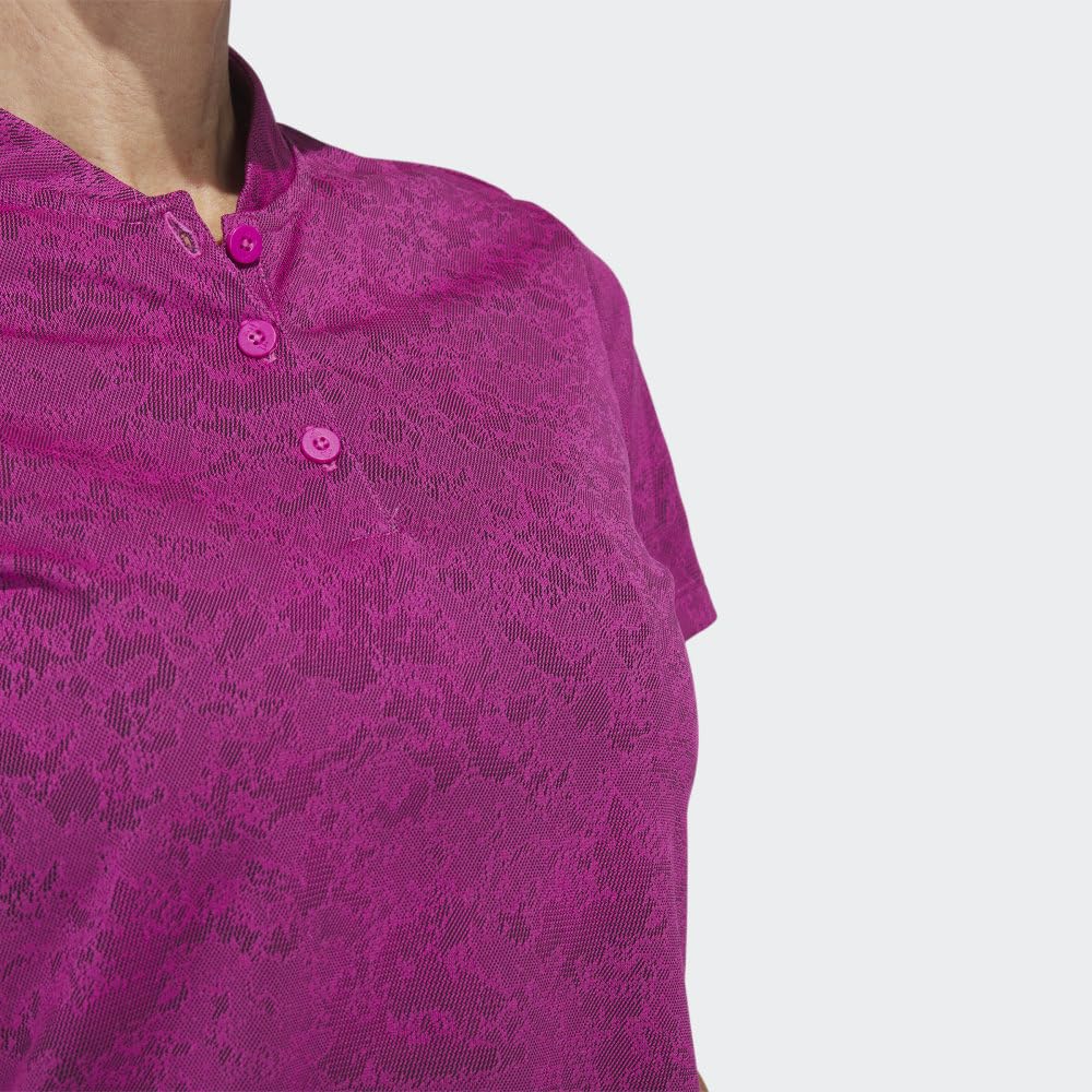 adidas Polo Donna Jacquard Maglietta da golf Donna