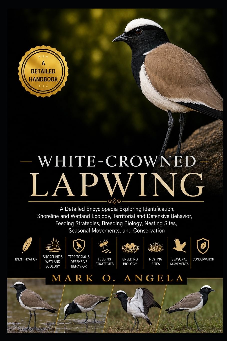 WHITE-CROWNED LAPWING: A Detailed Encyclopedia Exploring Identification, Shoreline and Wetland Ecology, Territorial and Defensive Behavior, Feeding ... Sites, Seasonal Movements, and Conservation