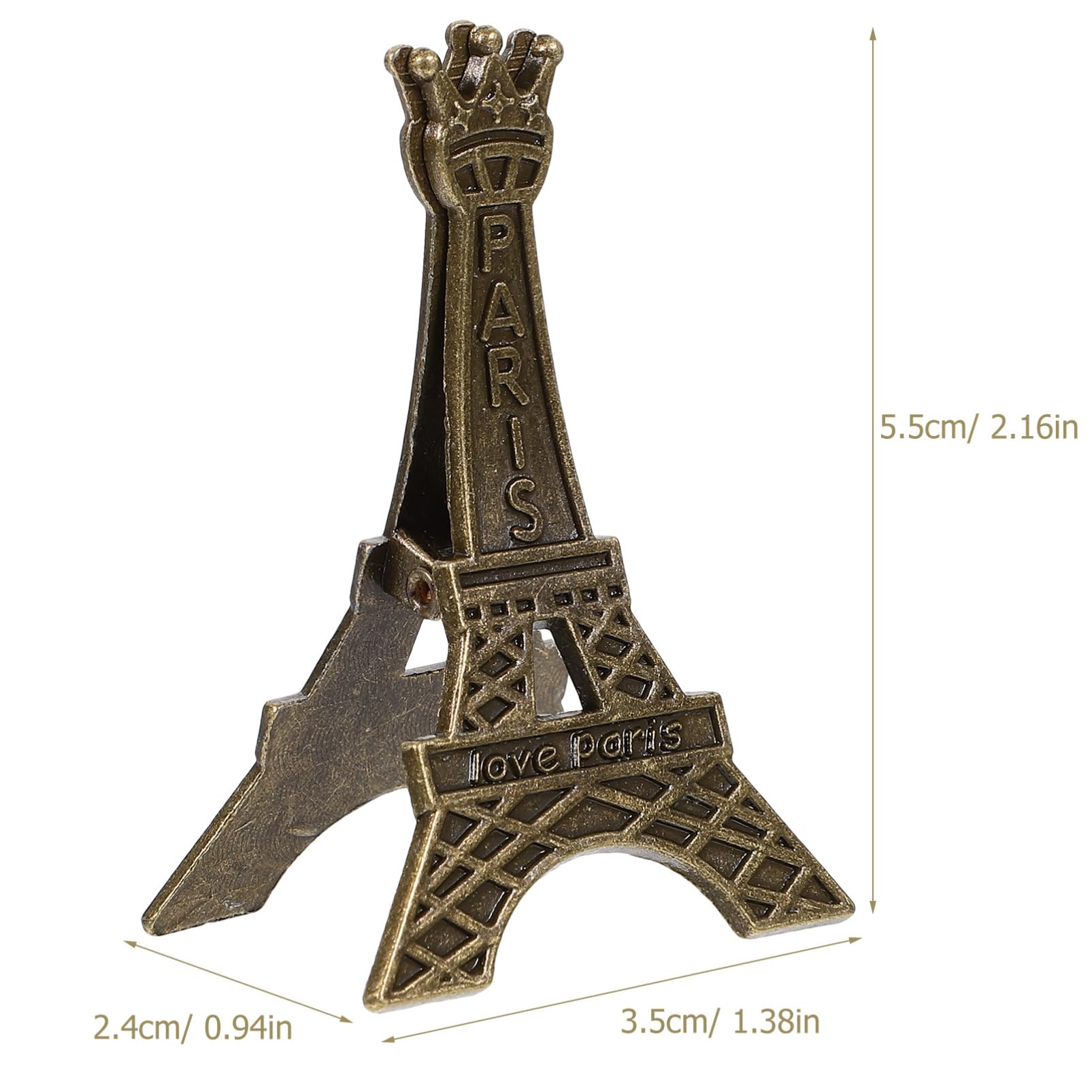 OFFSCH 10Pcs Eiffel Tower Table Number Holders Memo Clips for Weddings Parties and Events Sturdy Photo Display Stands Versatile Place Card Holders