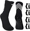 GOGOGOAL 4-pairs Anti-slip Cotton Soccer Socks Men Women Youth Cushioned Breathable Comfortable Grip Athletic Sock 6-8.5 9-12