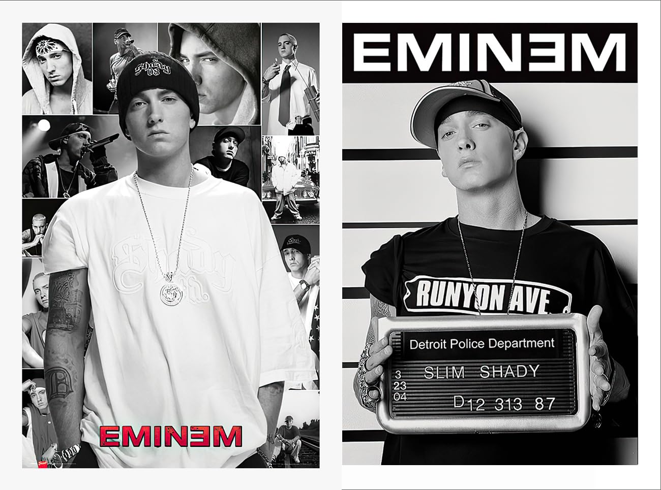 Amazon.com: Eminem - 2 Piece Music Poster Set (Image Montage