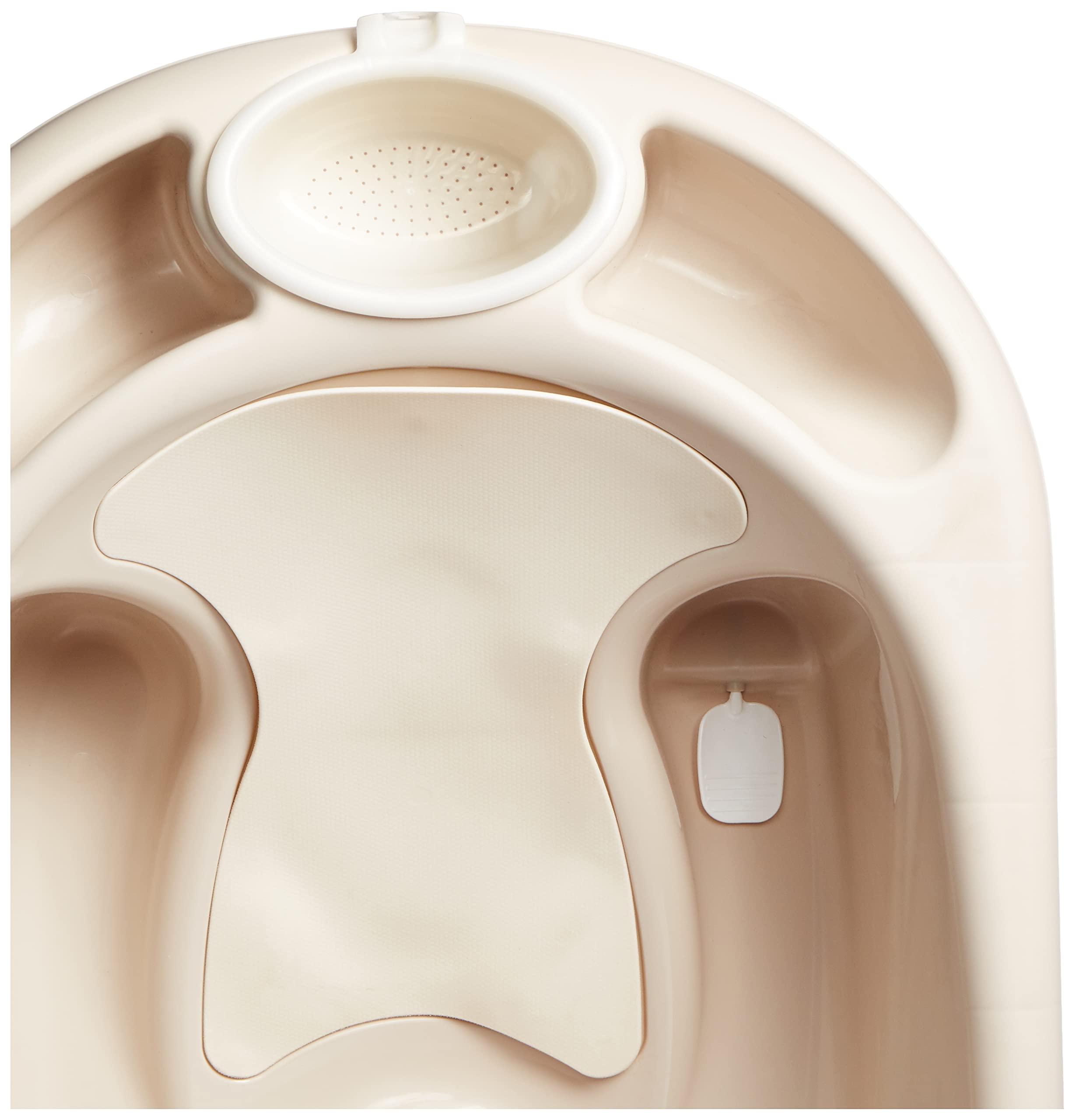CAM Vaschetta Baby Bagno TORTORA – Made In Italy, Da 0 A 12 Mesi, Con 2 Sedute Anatomiche (0-6 E 6-12 Mesi), Antiscivolo, Vani Portasapone