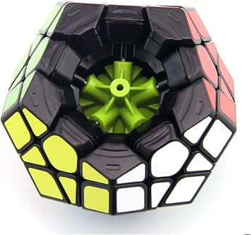Qiheng Megaminx Speed Cube 3x3x3 Dodecahedron Puzzle Vivid Color Magic Cube Fast and Sturdy Cube Puzzle Toys Made from ABS Plastic