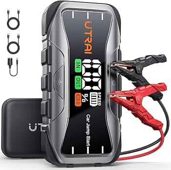 UTRAI Car Jump Start 収納ケース付き Amazon.com: UTRAI Jump Starter with Air Compressor, 6000A