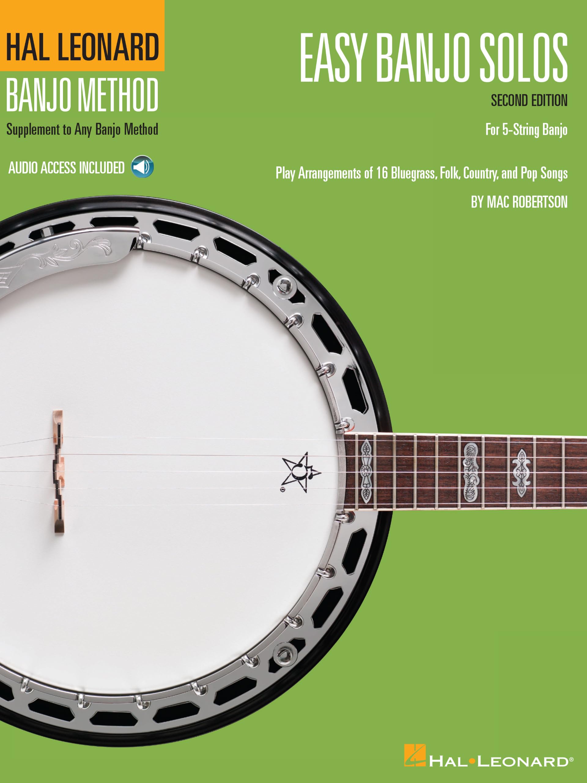 Hal Leonard Banjo Method: Easy Banjo Solos For 5-String Banjo (Includes Online Access Code)
