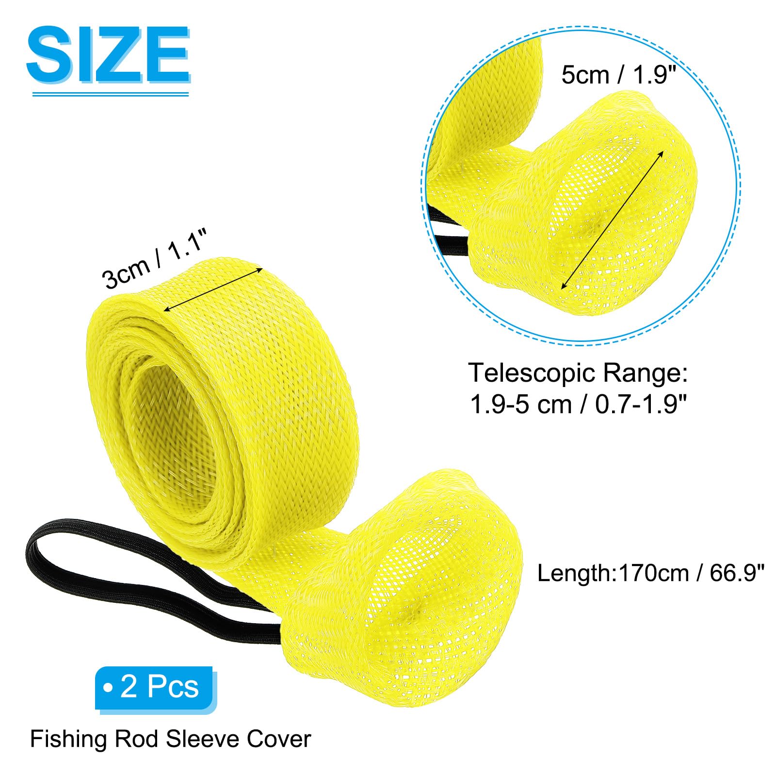 PATIKIL 67 Inch Rod Sock - Image 2