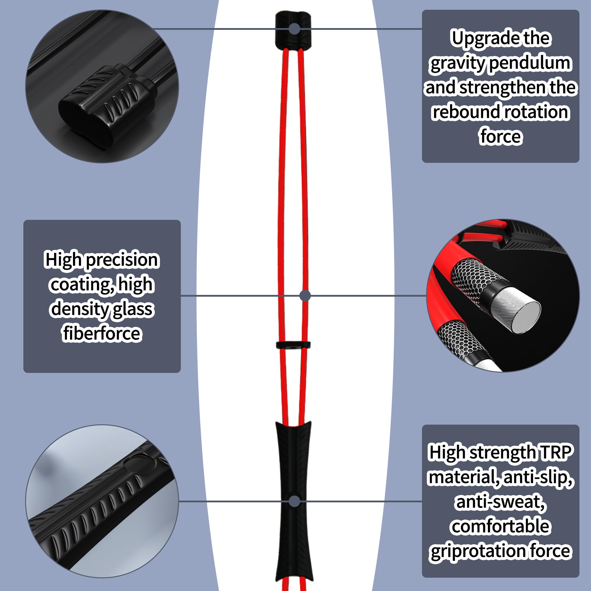 Flexbar do fizjoterapii, przyrząd treningowy TheraBand na pasek na ramię Flexbar, rotator, przyrząd treningowy