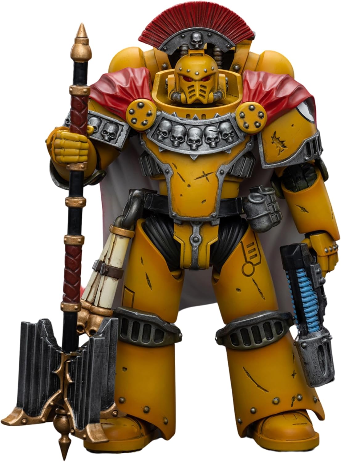 JOYTOY Warhammer 40,000 1/18 Action Figure Imperial Fists Legion Chaplain Consul Collection Model Christmas Birthday Gifts
