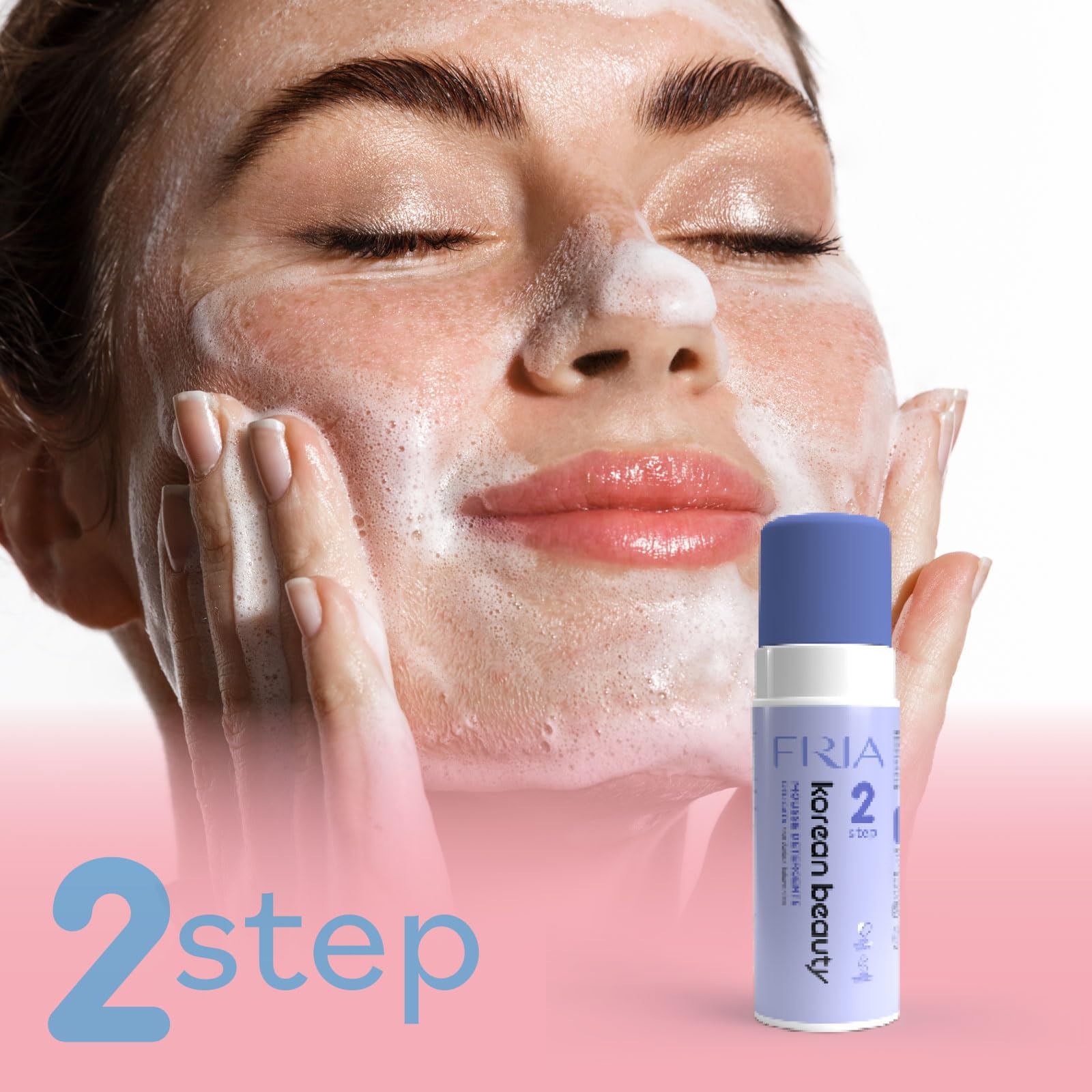 Fria Korean Beauty Kit Doppia Detersione, Burro Struccante Korean Beauty + Mousse Detergente Korean Beauty + Maschera Viso Rigenerante Fria Korean Beauty in Omaggio