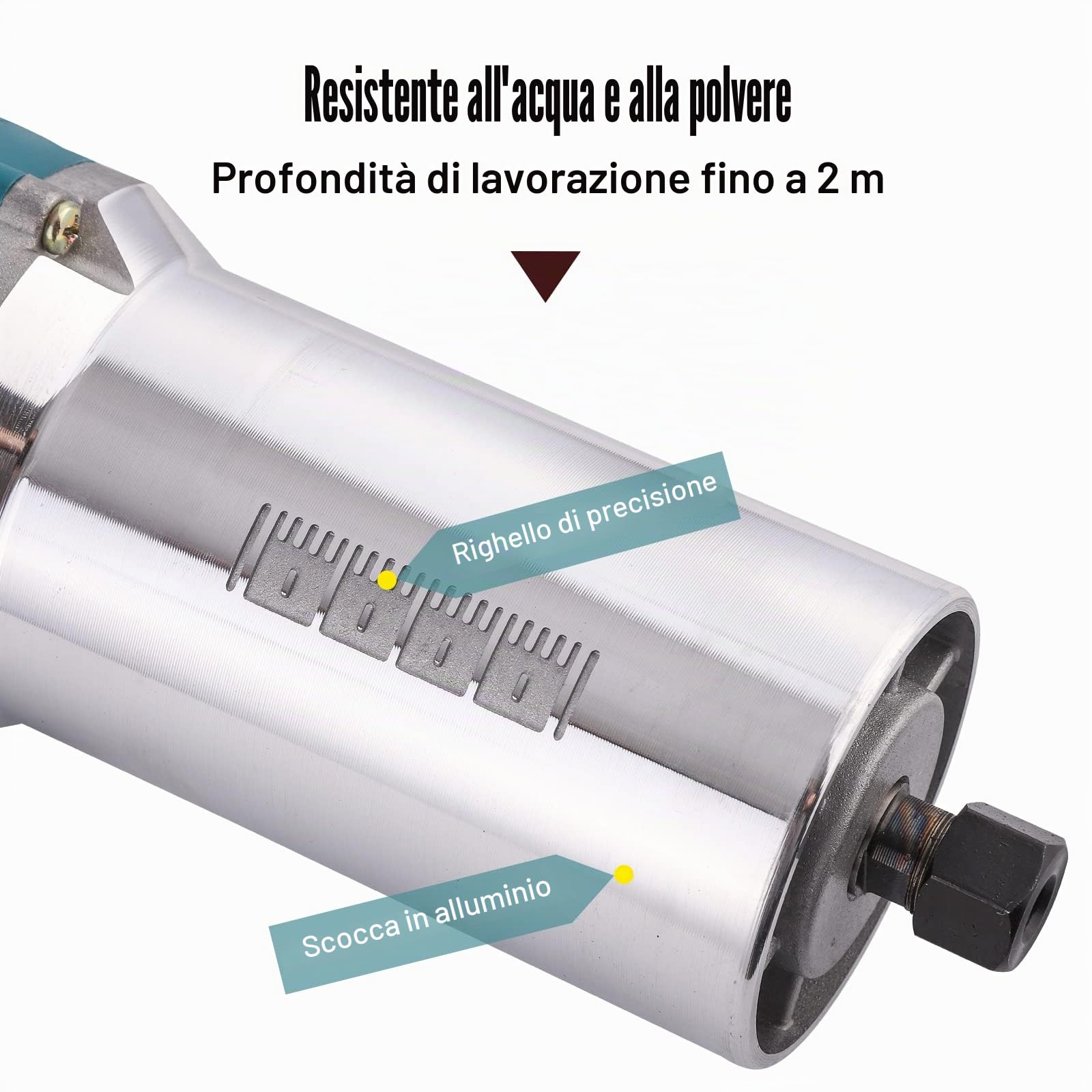 Utensile per fresatura in legno, taglierina elettrica manuale, fresatrice per laminazione, incisione, macchina a mano, Joiner 110 V, 800 W, con 15 pezzi di punte per fresatura a taglio