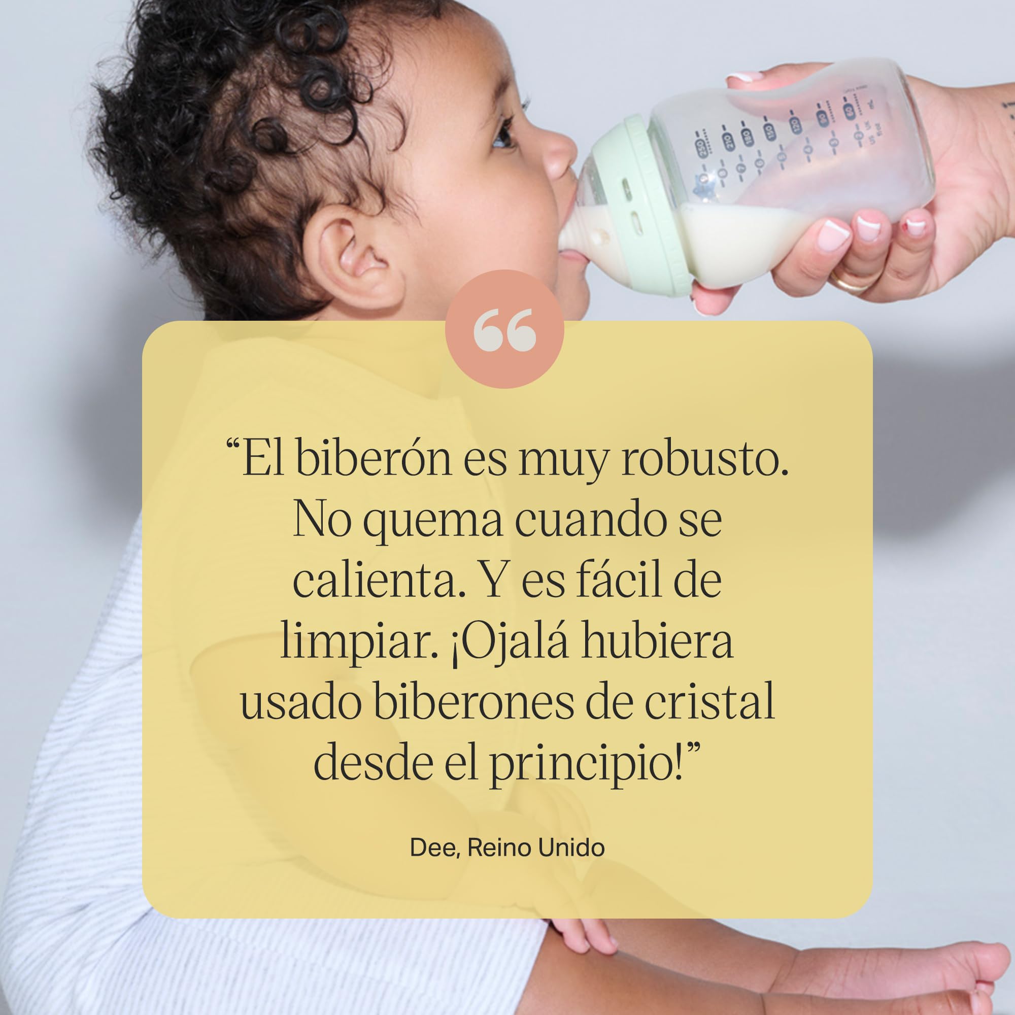 Tommee Tippee Biberones, set Natural Start para recién nacidos, biberón anticólicos de 150 ml y 250 ml, con tetinas ergonómicas para un agarre natural
