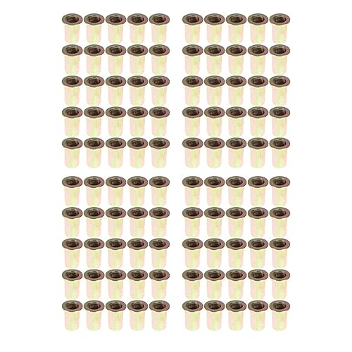 Miniatura 6 de Timunr 100 piezas M6 Kit de tuercas remachadoras Kit surtido de tuercas de remache cabeza plana roscada tuerca de inserción
