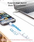 Lightning to USB C Adapter (2 Pack), Fast Charging & Data Transfer, USB C to Lightning Adapter Converter for iPhone 17/16/15 Series, i-Pad Pro/Air, Not for Headphone/Audio/OTG