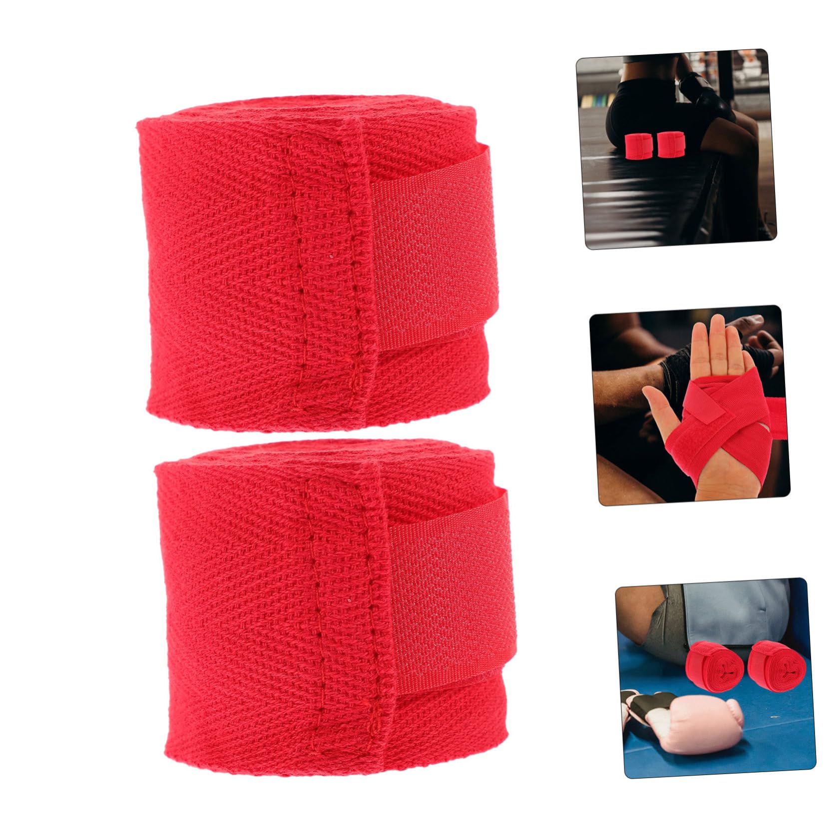Toddmomy 2 Pack Boxing Wraps for Gloves Breathable Hand Wraps Straps Wrist Support for Boxing Martial Arts Fitness (2 Rolls)
