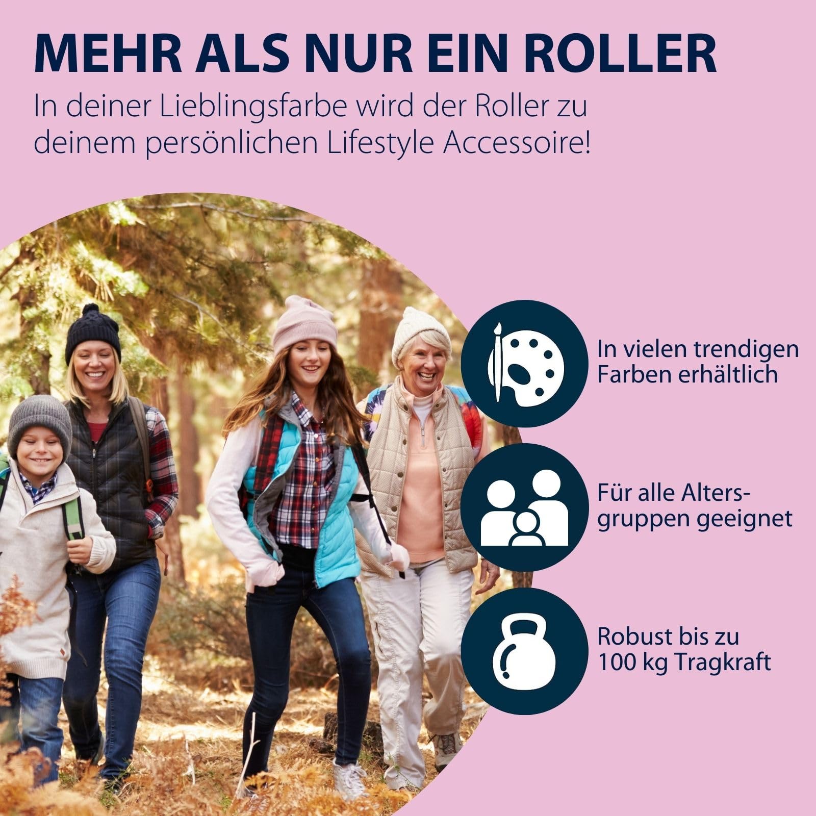 HUDORA Scooter Start 200, Stabiler Aluminium-Roller, Höhenverstellbarer & zusammenklappbarer Cityroller, Kinder- & Erwachsenenroller für bis zu 100kg, Solider Tretroller mit Ständer