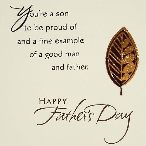 Miniatura 9 de HallmarkTarjeta de felicitación del día del padre Tarjeta de felicitación para Nieto (Que bendición eres)