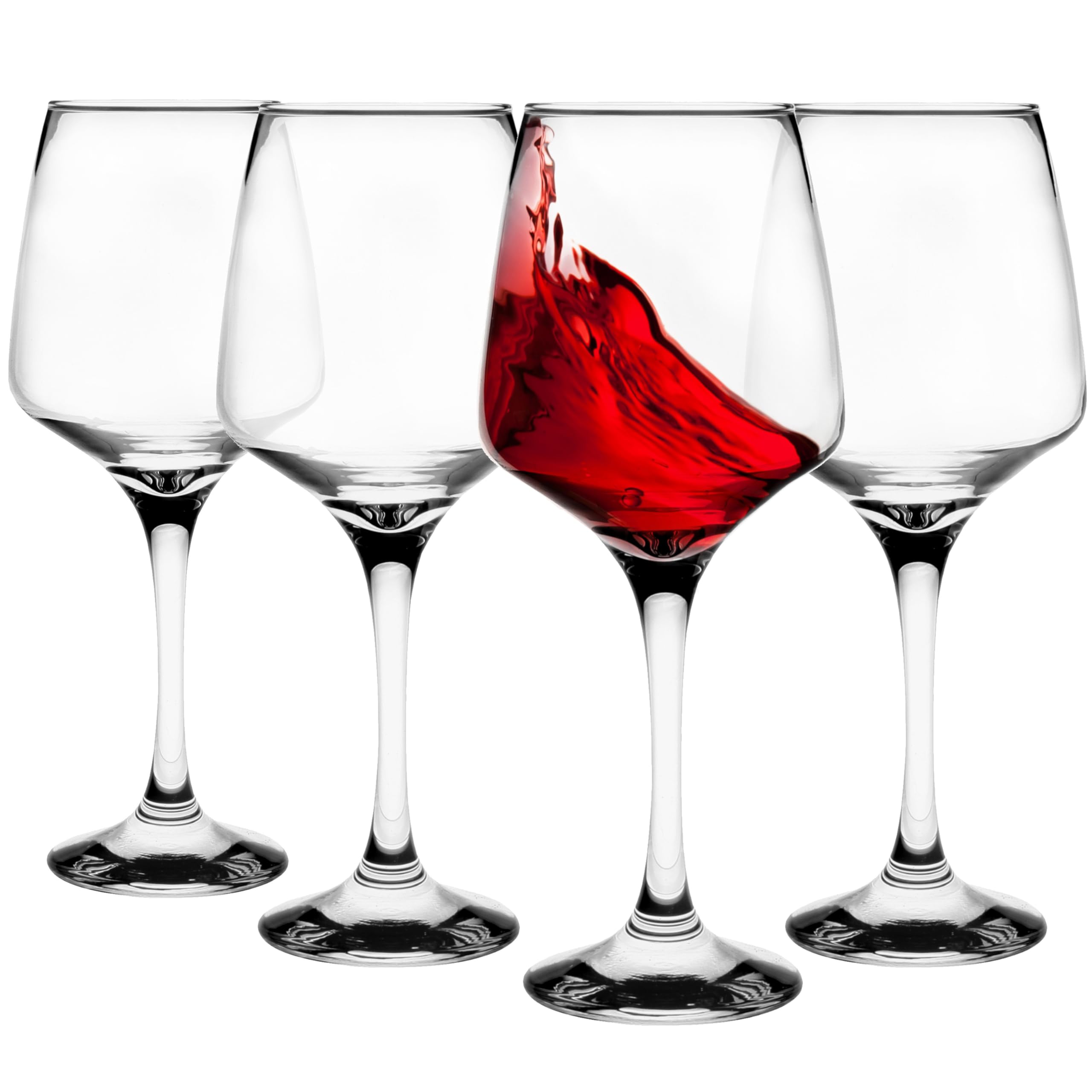 Glasmark KROSNO 1992 Wine Glasses Set of 4 Glasses 360 ml White Wine Glasses Red Wine Glasses Wine Glass Dessert Cocktail Water Glasses Dishwasher Safe