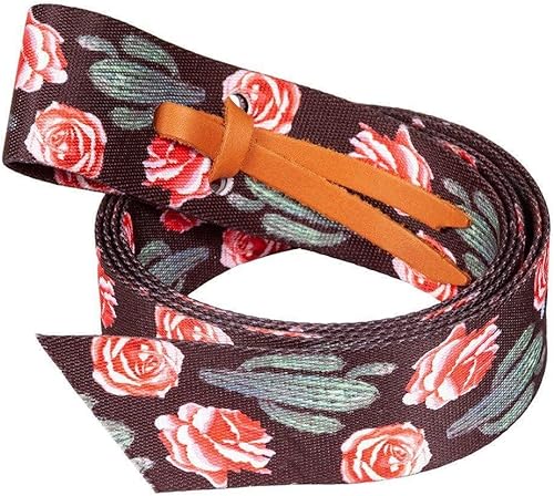 Mustang Fashion Prints Nylon Saddle Tie Strap Raspberry/Snake N/A