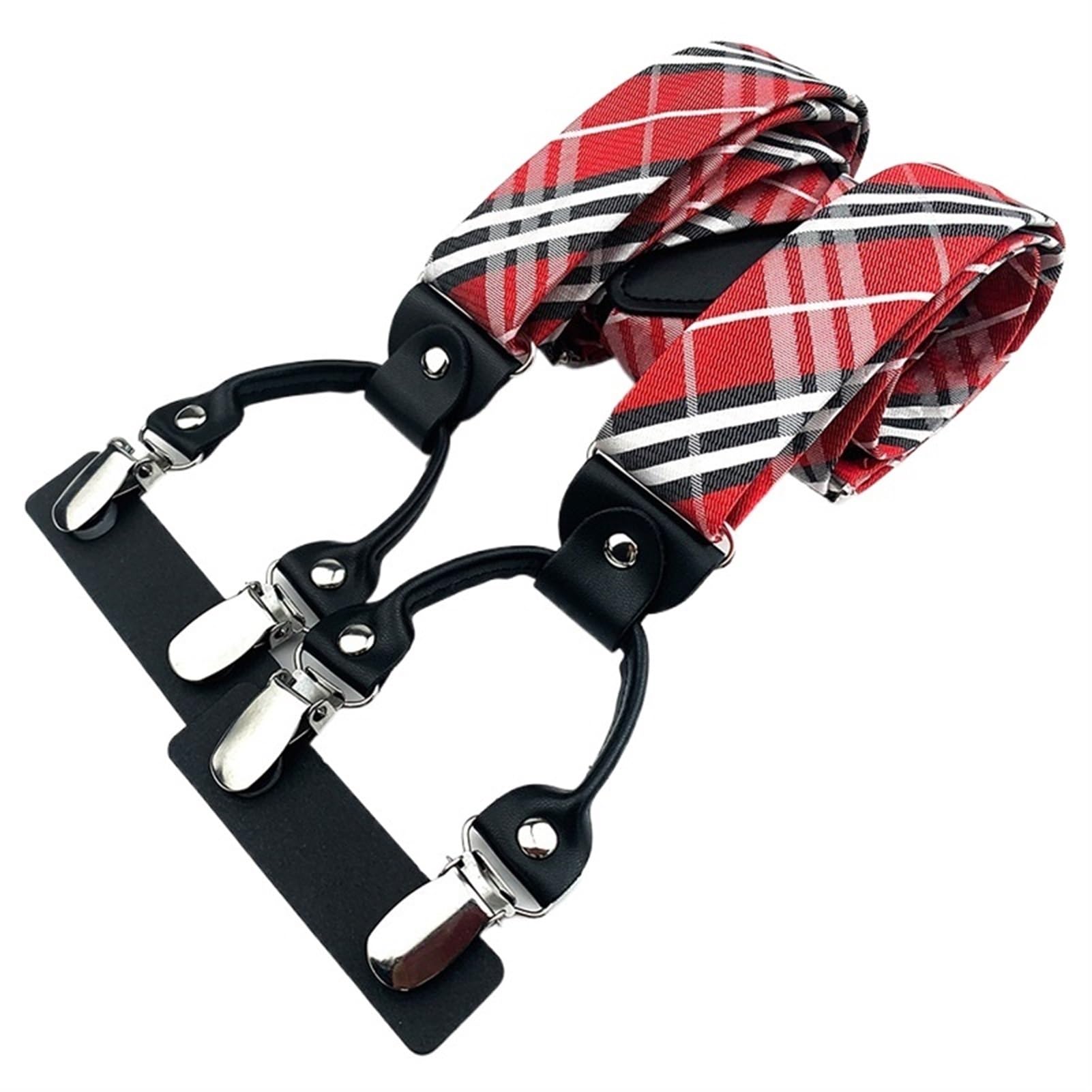 ERICAT Bretelles hommes femmes adulte cuir Y dos réglable élastique pantalon bretelles sangles ceinture fête de mariage (Color : BD-A21)