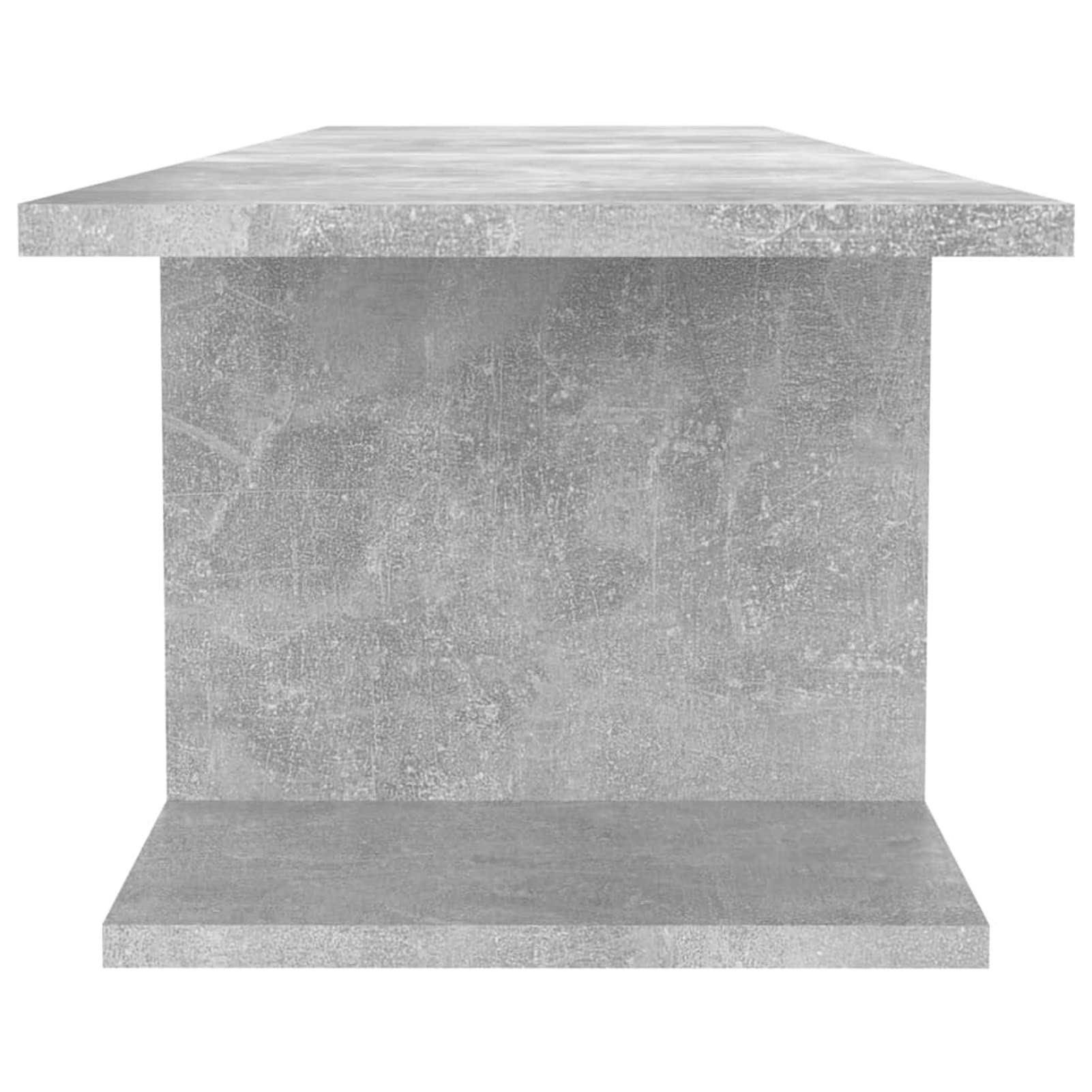 Armadietto a Parete per TV Grigio Cemento 103x30x26,5 cm,Armadietto da Parete per TV,Pareti Attrezzate,Mobile TV Soggiorno Moderno
