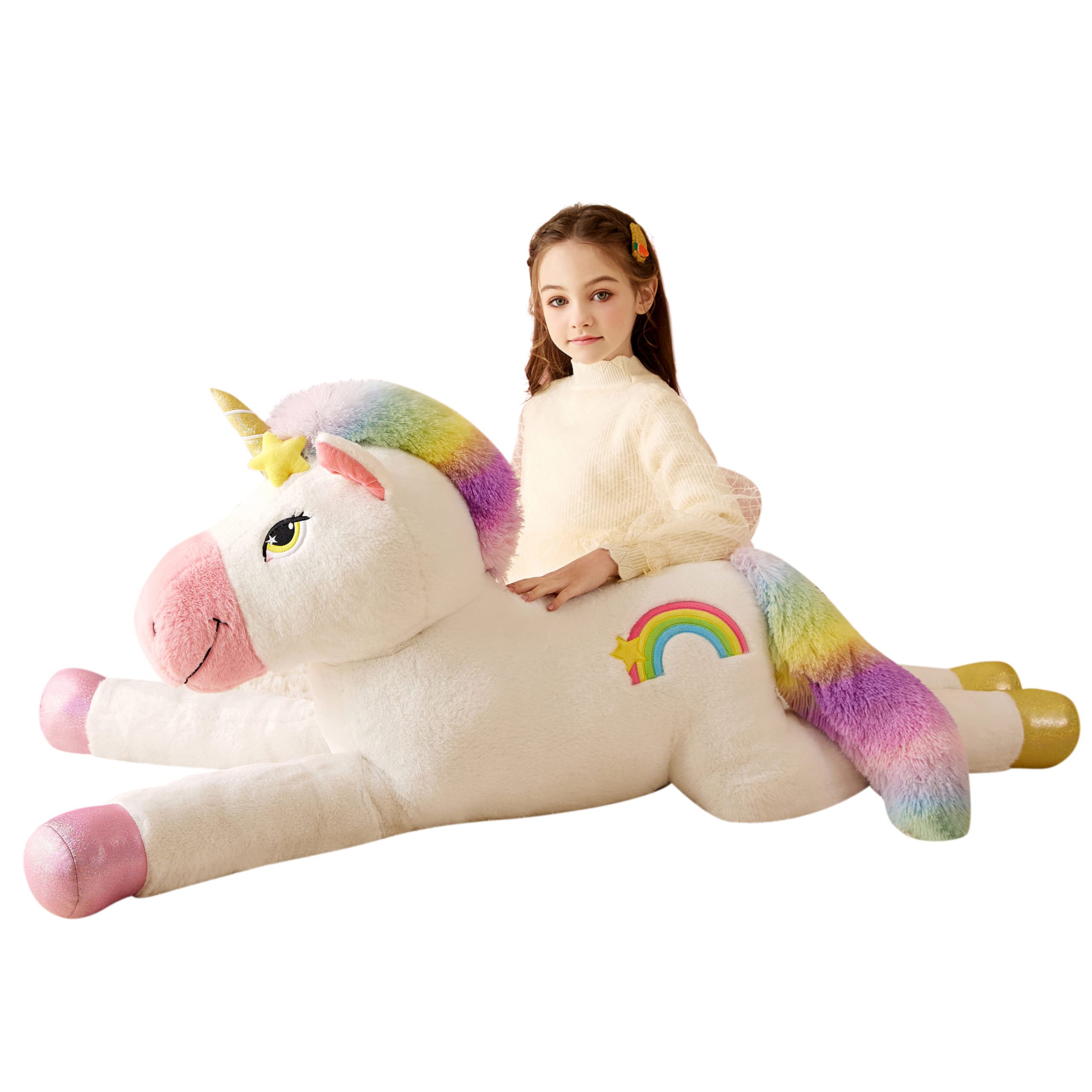 Jumbo Plush Giant Unicorn Soft Toy Giant Unicorn Stuffed Animal