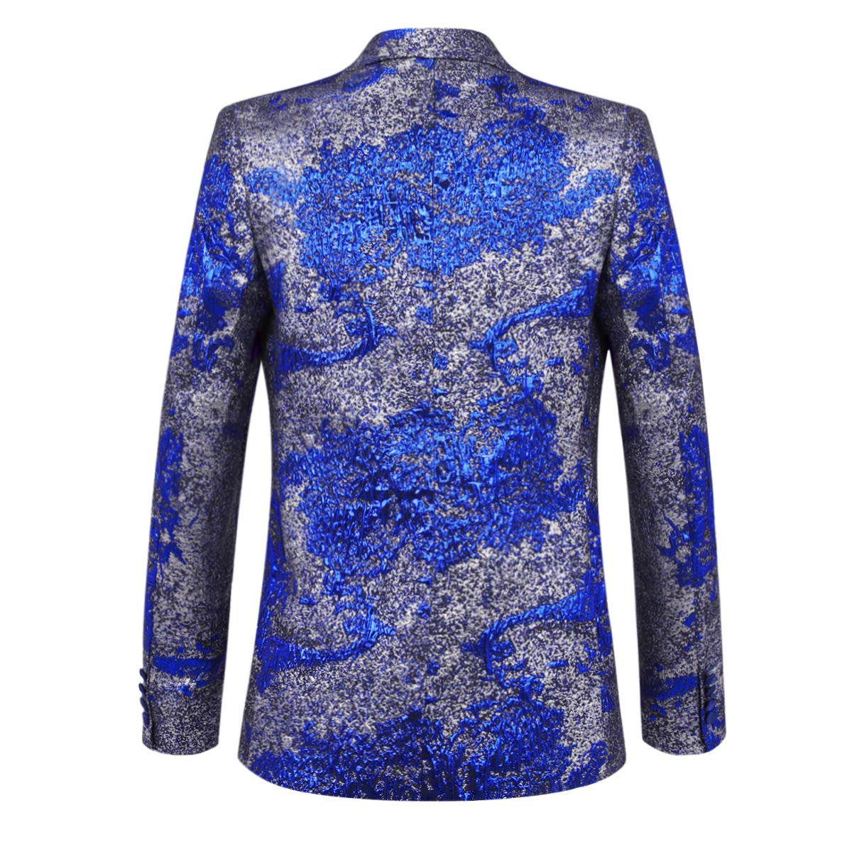 Sliktaa Abiti da Uomo 2 Pezzi Luxury Shiny Paillettes Wedding Risvolto Risvolto Oro Argento Tuxedo Giacca e Pantaloni