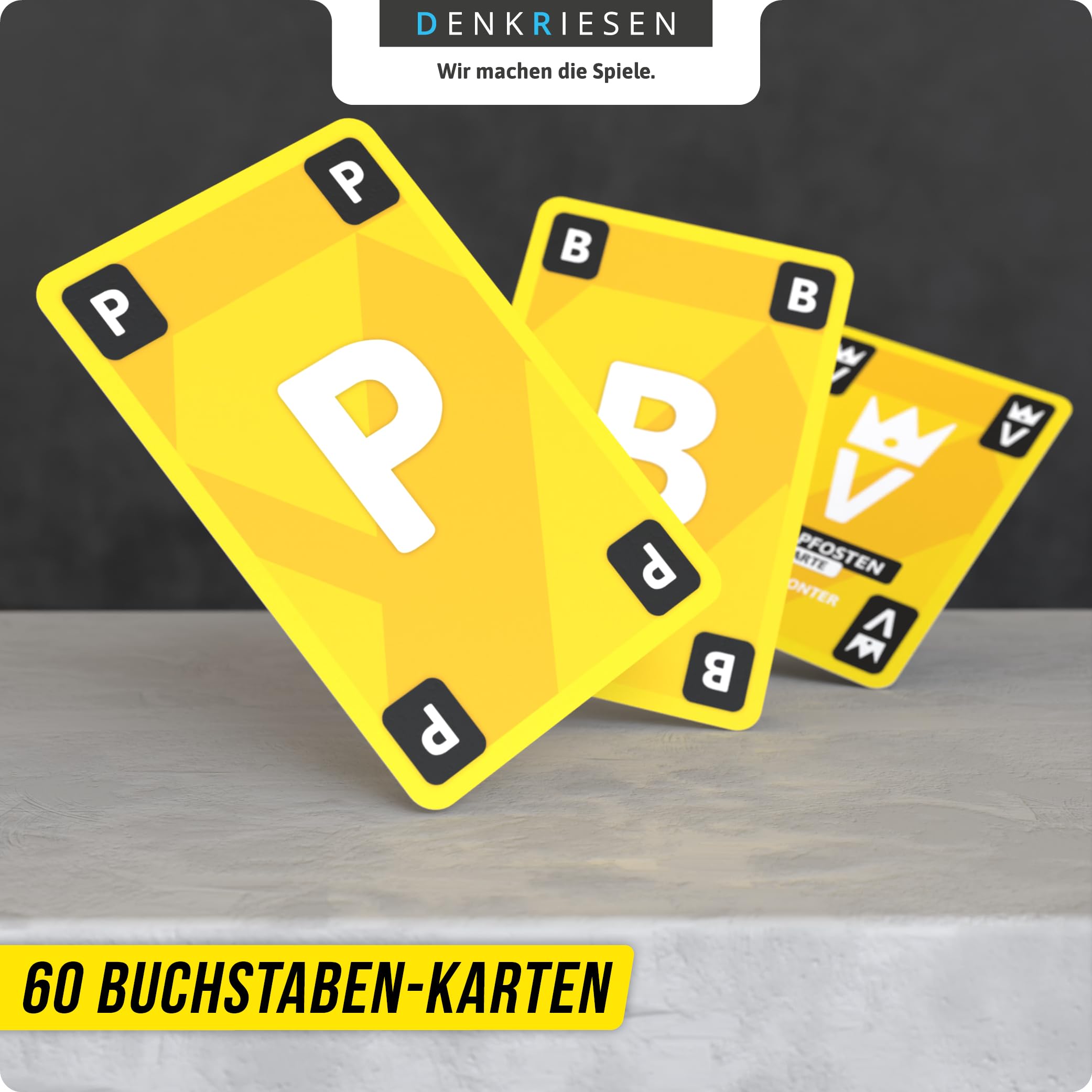 DENKRIESEN - Stadt Land VOLLPFOSTEN Il Gioco Di Carte - Eintracht Frankfurt Edition | Perfetto Per I Tifosi Dalle 8+ | 3-6 Giocatori - 2