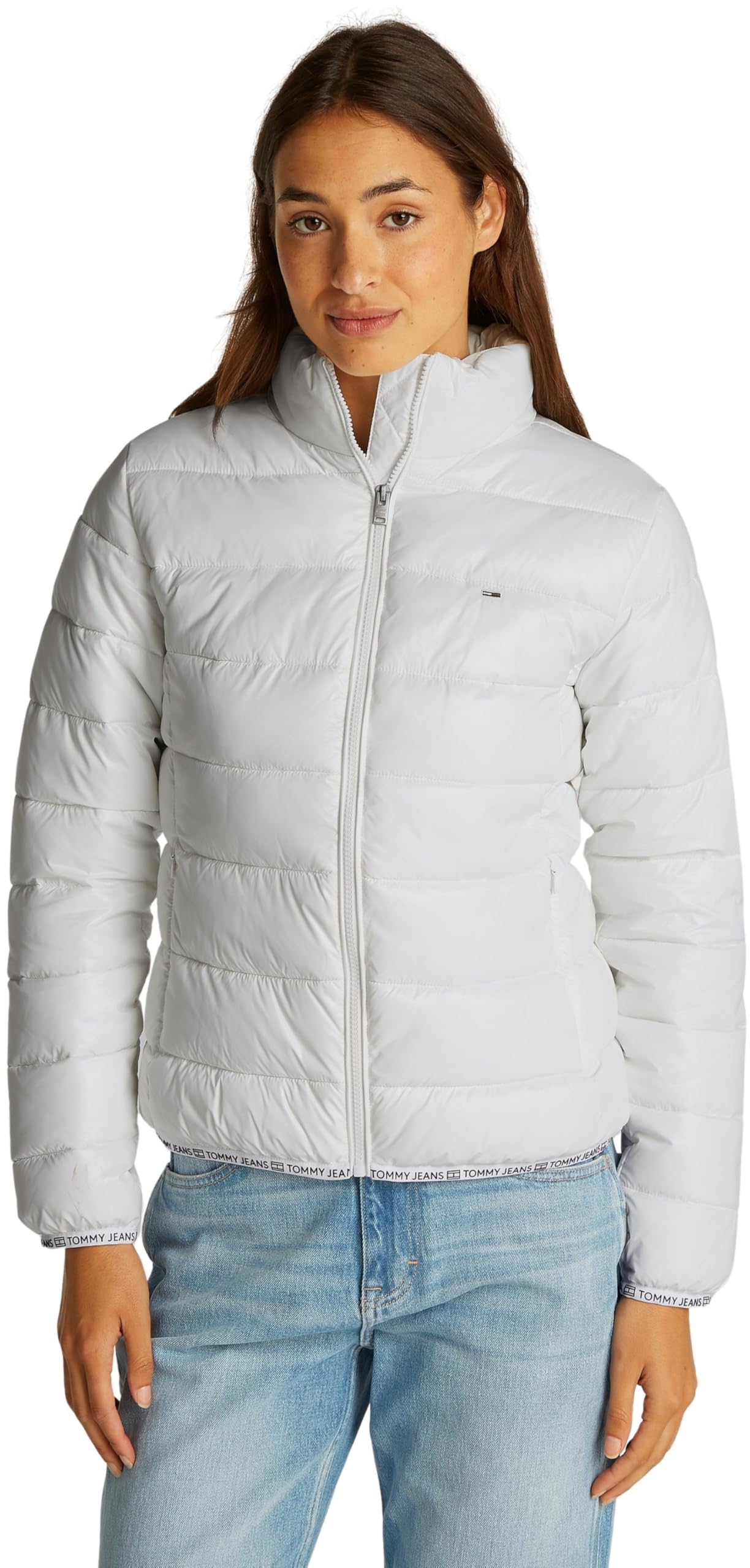 Tommy Jeans Winterjacke Essential DW0DW19312 – Écru, Regular Fit, M