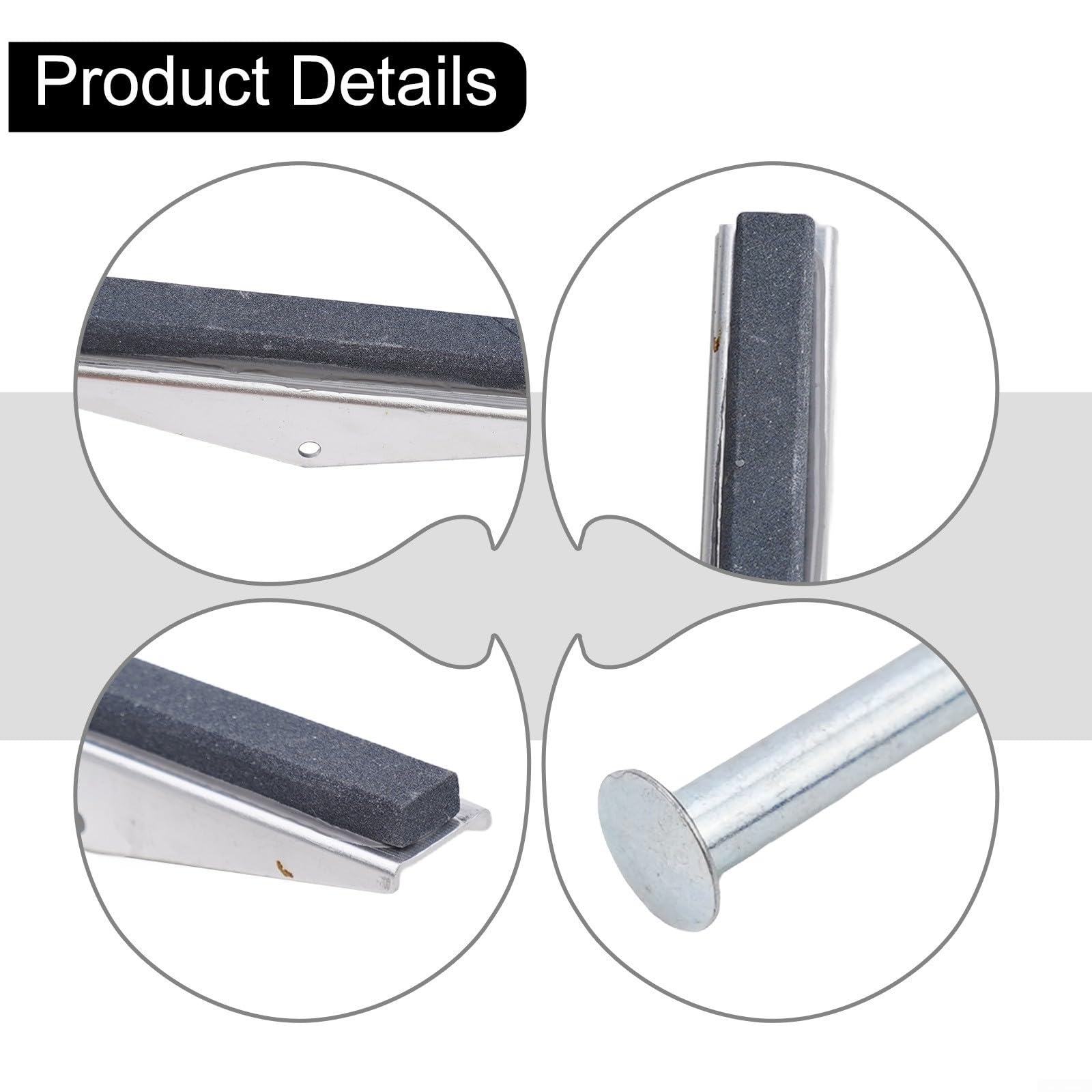 Set di 3 utensili per levigatura cilindri motore, con dado zigrinato per il controllo della tensione, ideale per varie applicazioni di motore e rettifica (10,2 cm)