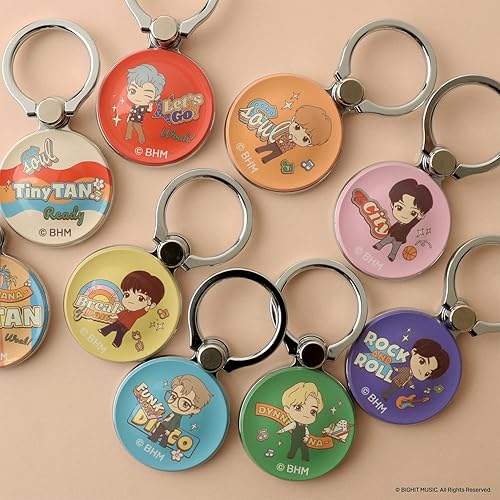 Miniatura 5 de iFace TinyTAN BTS - Accesorio oficial para anillo para teléfono celular, bonito agarre para teléfono compatible con iPhone 14 Pro Max, 13 Pro Max,