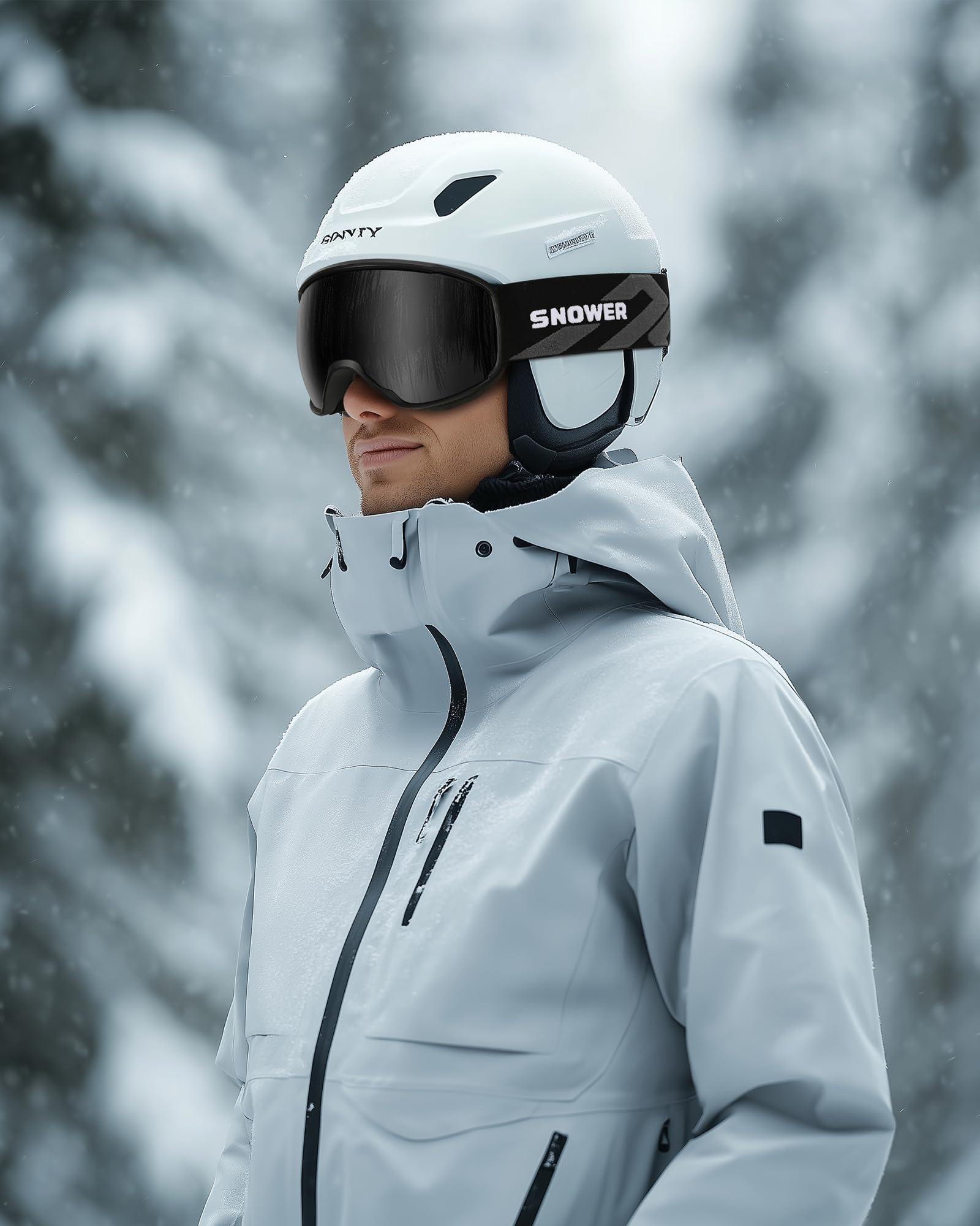 SNOWER Yh291 - Occhiali da sci unisex, confezione da 1