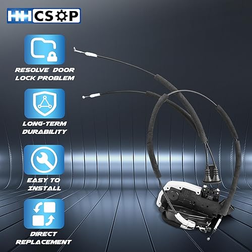 Miniatura 6 de Reemplazo del actuador de la cerradura de la puerta del lado del pasajero delantero derecho para Nissan Rogue 2008 2009 2010 2011 2012 2013 2014
